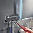 Suporte de Escova e Dispenser de Creme Dental OralClean UV com Esterilizador