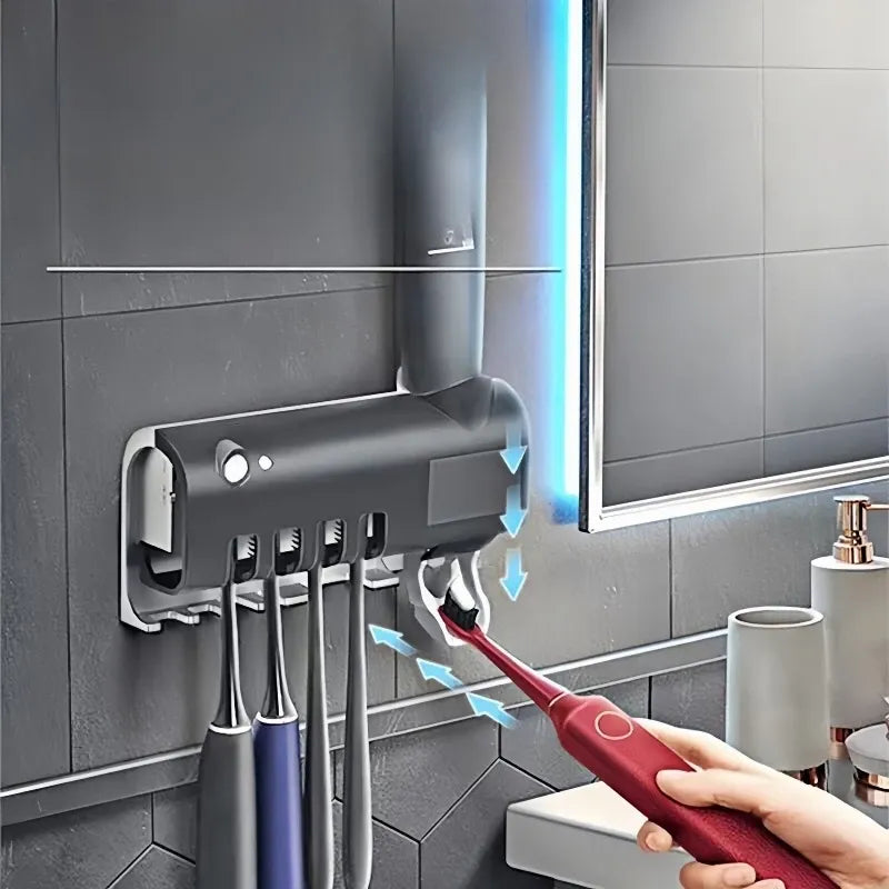 Suporte de Escova e Creme Dental OralClean UV com
