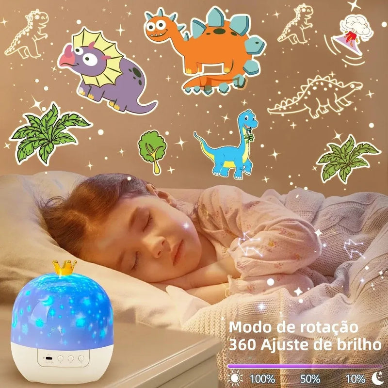 Luminária + Projetor de Imagens Infantis + Frete Grátis + Bônus + Descontos