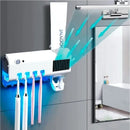 Suporte de Escova e Dispenser de Creme Dental OralClean UV com Esterilizador