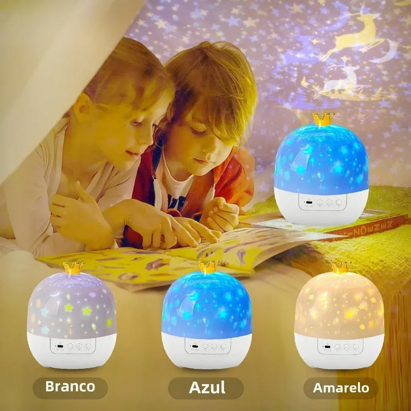 Luminária + Projetor de Imagens Infantis + Frete Grátis + Bônus + Descontos