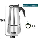 Cafeteira Italiana Elegance com Design Sofisticado