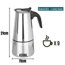 Cafeteira Italiana Elegance com Design Sofisticado