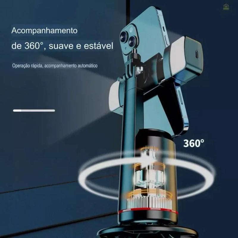 Suporte de Celular com Rastreamento Facial + Controle Remoto + Frete Grátis + Bônus + Descontos