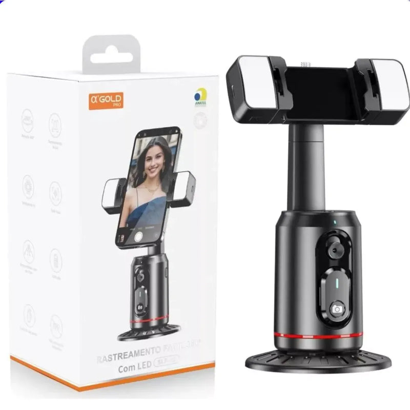 Suporte de Celular com Rastreamento Facial + Controle Remoto + Frete Grátis + Bônus + Descontos