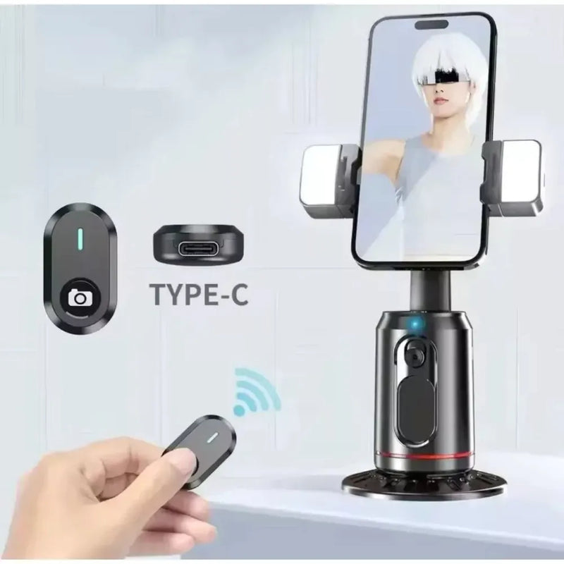 Suporte de Celular com Rastreamento Facial + Controle Remoto + Frete Grátis + Bônus + Descontos