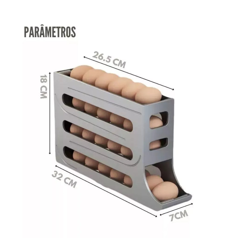 Organizador de Ovos + Frete Grátis + Bônus + Descontos