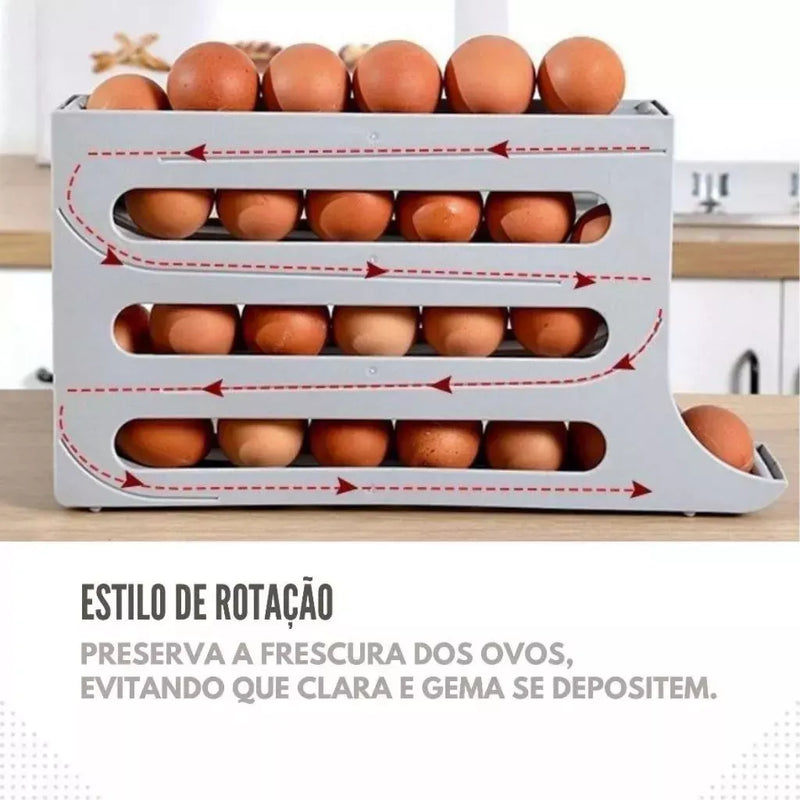 Organizador de Ovos + Frete Grátis + Bônus + Descontos