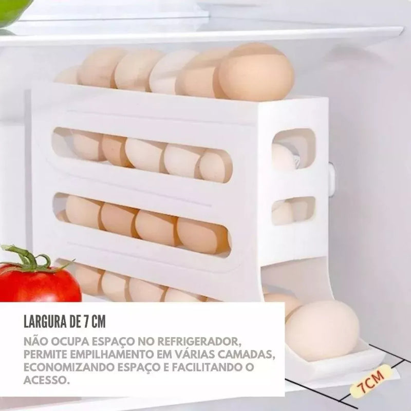 Organizador de Ovos + Frete Grátis + Bônus + Descontos
