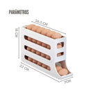 Organizador de Ovos EggSmart com Deslizamento Automático