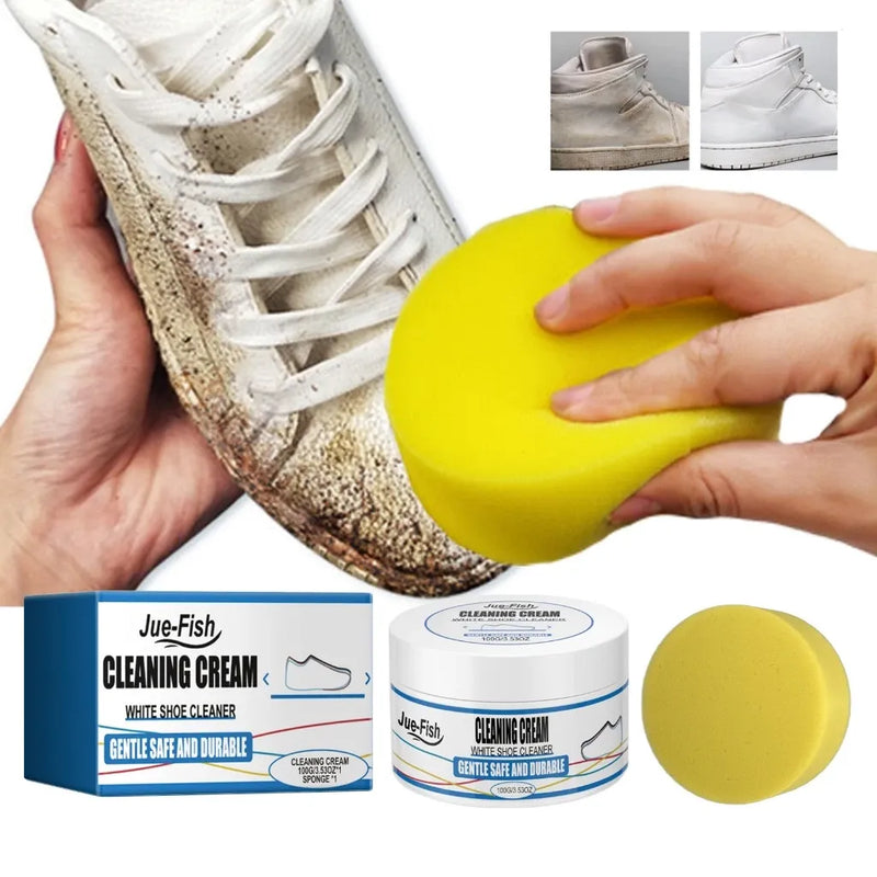 Creme de Limpeza de Tênis + Escova + Frete Grátis + Bônus + Descontos