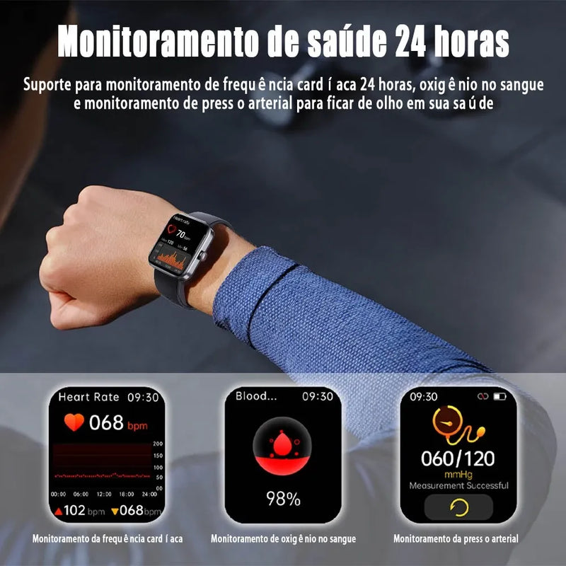 Relógio Inteligente Multifuncional + Frete Grátis + Bônus + Descontos