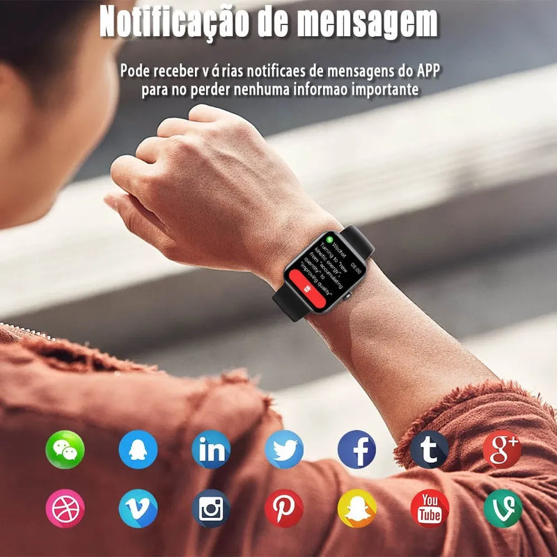 Relógio Inteligente Multifuncional + Frete Grátis + Bônus + Descontos