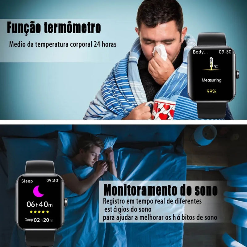 Relógio Inteligente Multifuncional + Frete Grátis + Bônus + Descontos