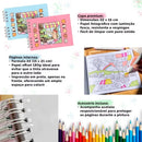 Kit Livro de Colorir Bobbie Goods com Canetinhas de Ponta Dupla