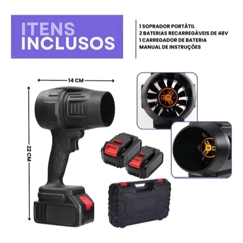 Soprador de Vento Portátil + Frete Grátis + Bônus + Descontos