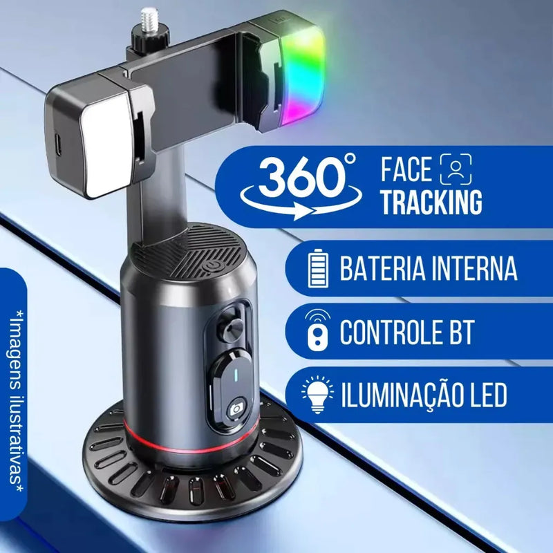 Suporte de Celular com Rastreamento Facial + Controle Remoto + Frete Grátis + Bônus + Descontos