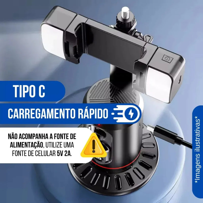 Suporte de Celular com Rastreamento Facial + Controle Remoto + Frete Grátis + Bônus + Descontos