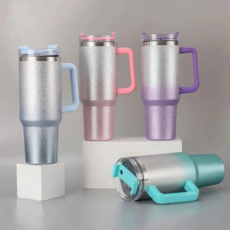 Garrafa Térmica Com Canudo + Frete Grátis + Bônus + Descontos