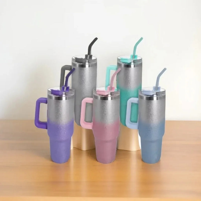Garrafa Térmica Com Canudo + Frete Grátis + Bônus + Descontos