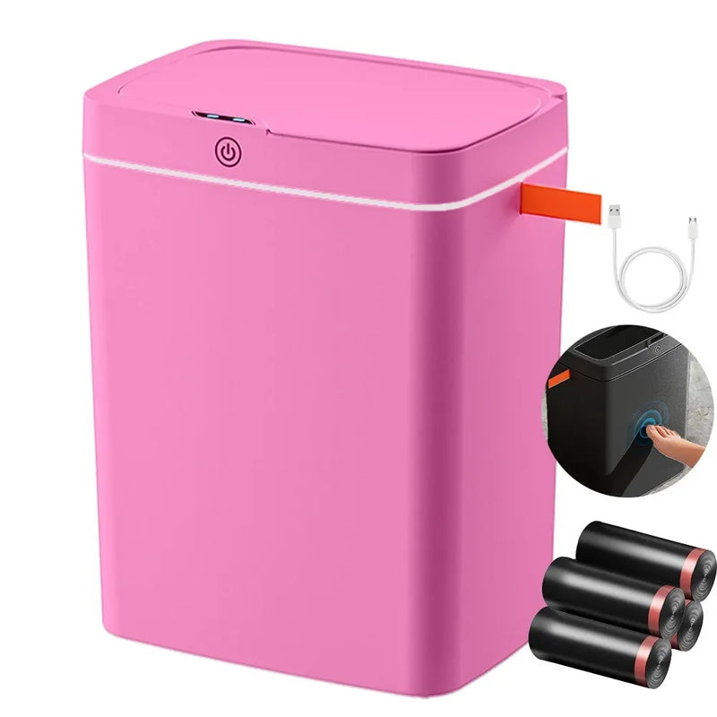 Lixeira Automática com Sensor + Frete Grátis + Bônus + Descontos