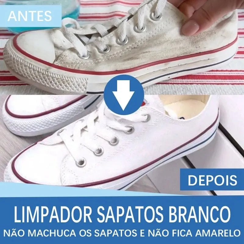 Creme de Limpeza de Tênis + Escova + Frete Grátis + Bônus + Descontos
