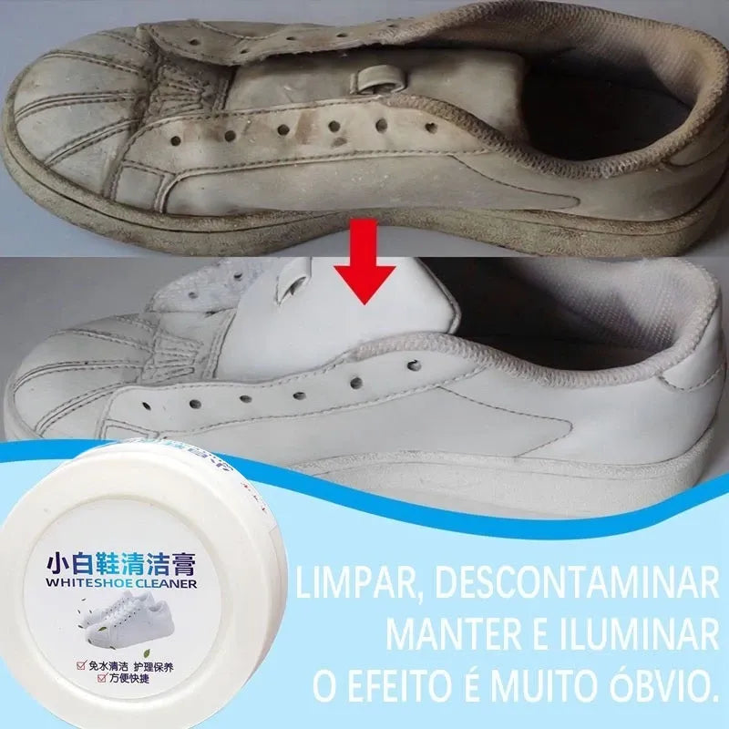 Creme de Limpeza de Tênis + Escova + Frete Grátis + Bônus + Descontos