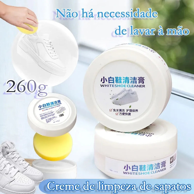 Creme de Limpeza de Tênis + Escova + Frete Grátis + Bônus + Descontos