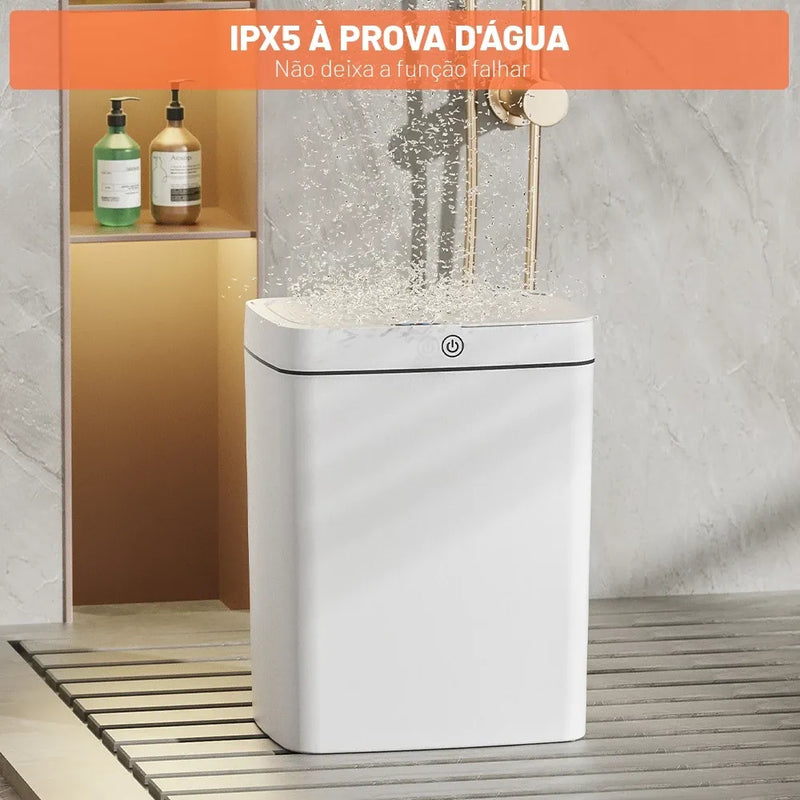 Lixeira Automática com Sensor + Frete Grátis + Bônus + Descontos