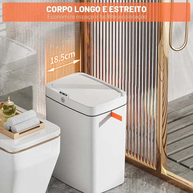 Lixeira Automática com Sensor + Frete Grátis + Bônus + Descontos