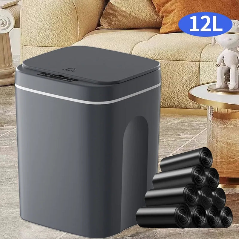 Lixeira Automática com Sensor + Frete Grátis + Bônus + Descontos