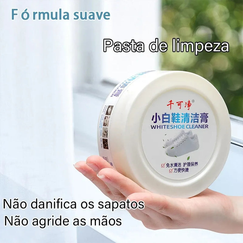 Creme de Limpeza de Tênis + Escova + Frete Grátis + Bônus + Descontos