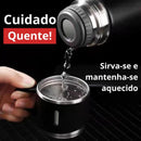 Kit Garrafa Térmica de Café 3Coffe com 3 Xícaras e Isolamento de Alta Performance