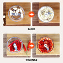 Processador de Alimentos MiniCrusher com Lâminas Afiadas