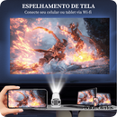 Mini Projetor de Cinema CineMax 4K com Wi-Fi Integrado