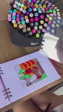 Kit Livro de Colorir Bobbie Goods com Canetinhas de Ponta Dupla