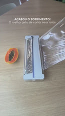 Organizador de Rolos DualRoll com Cortador Integrado