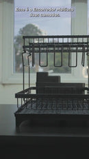 Escorredor de Louças Organiza+ com Sistema de Drenagem Inteligente