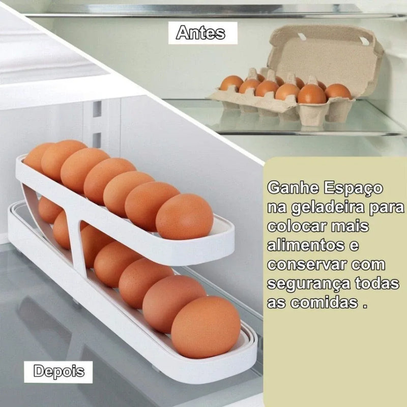 Organizador de Ovos + Frete Grátis + Bônus + Descontos