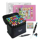 Kit Livro de Colorir Bobbie Goods com Canetinhas de Ponta Dupla