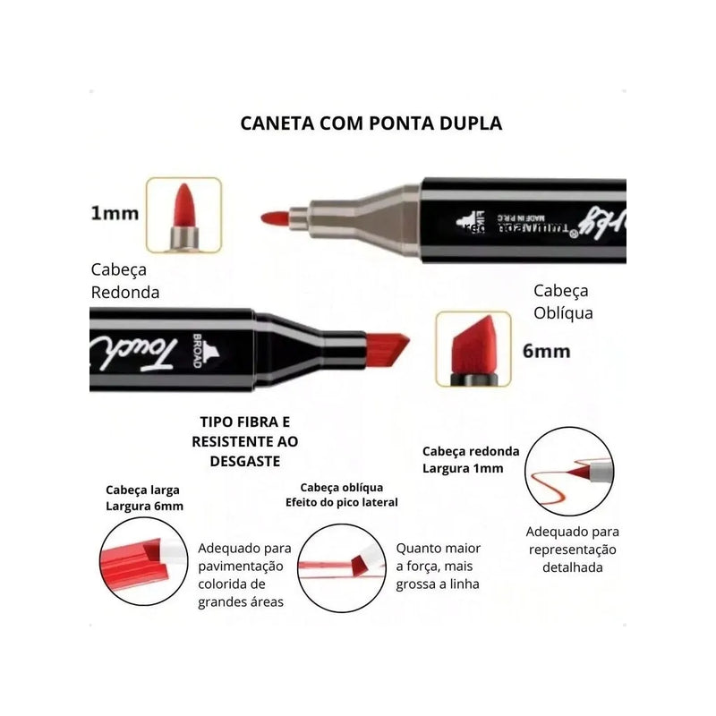 Kit Livro Colorir Bobbie Goods + Canetinhas Coloridas