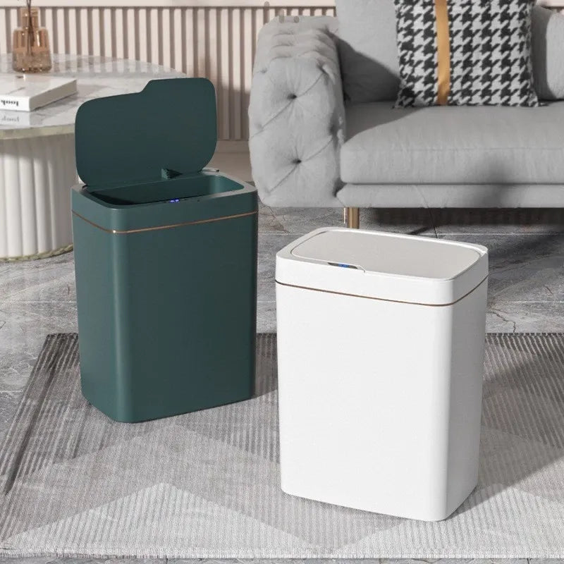 Lixeira Automática com Sensor + Frete Grátis + Bônus + Descontos
