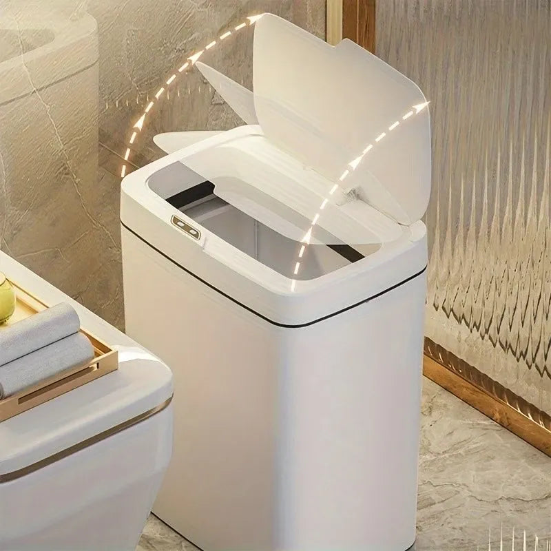 Lixeira Automática com Sensor + Frete Grátis + Bônus + Descontos