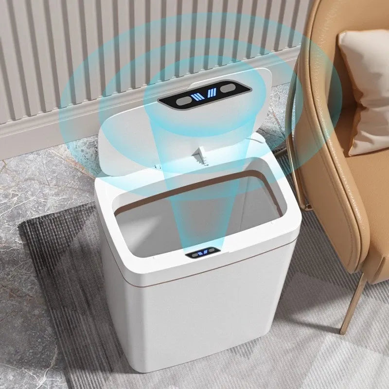 Lixeira Automática com Sensor + Frete Grátis + Bônus + Descontos
