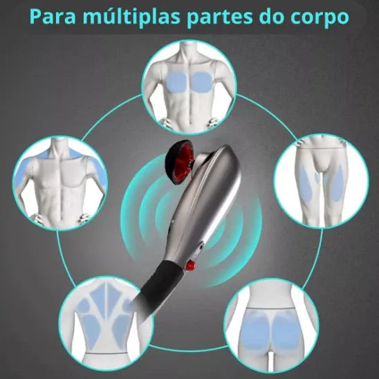 Massageador Elétrico Sem Fio + Frete Grátis + Bônus + Descontos