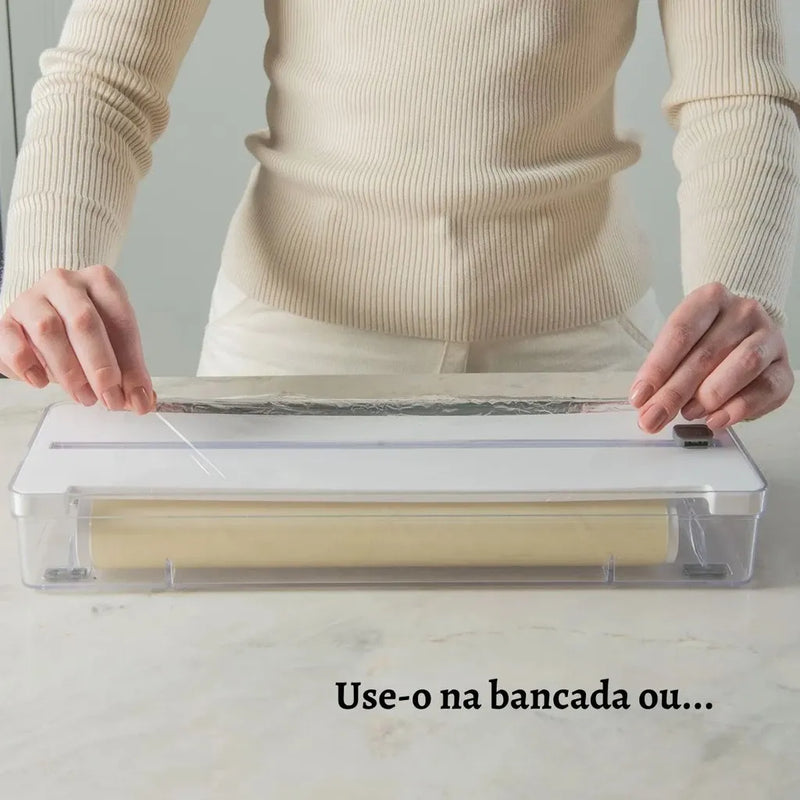 Organizador de Rolos 2 em 1 + Frete Grátis + Bônus + Descontos