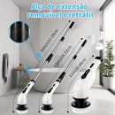 Escova de Limpeza 9 em 1 MultiClean com Velocidade Ajustável