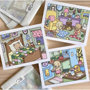 Kit Livro de Colorir Bobbie Goods com Canetinhas de Ponta Dupla