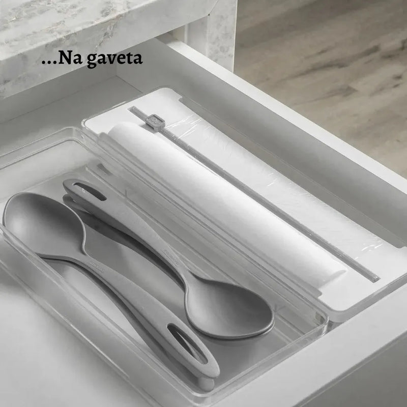 Organizador de Rolos 2 em 1 + Frete Grátis + Bônus + Descontos