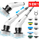 Escova de Limpeza 9 em 1 MultiClean com Velocidade Ajustável